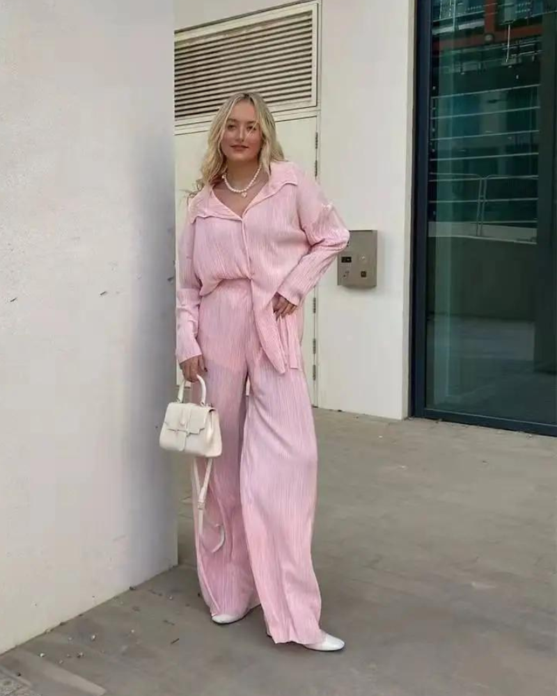 Duo plissé élégant pour femme