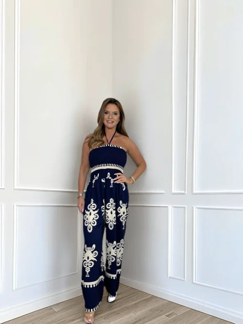 Variant image for Combinaison Femme Chic Licou Polyester Jambes Larges-24