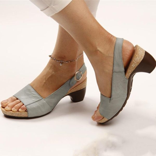 Sandales Femmes Orthopédiques Confortables Ergonomiques Synthétiques-1