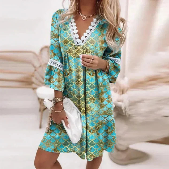 Variant image for Robe d'Été Femme Floral Aéré Coton-56