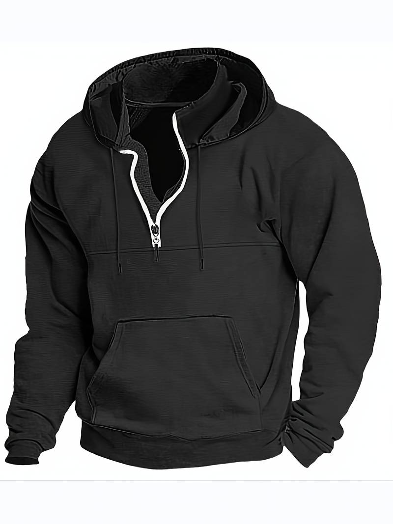 Variant image for Sweat à Capuche Homme Décontracté en Coton Doux-29