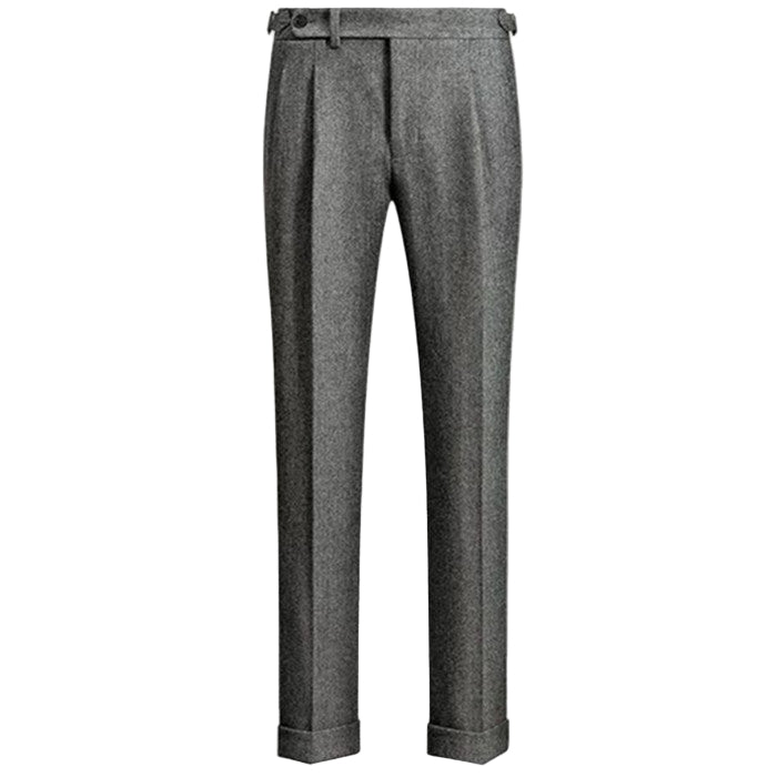 Pantalon Homme Décontracté en Tweed Polyvalent 2