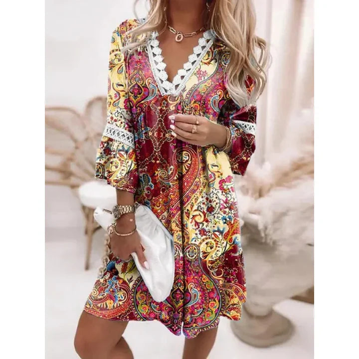 Variant image for Robe d'Été Femme Floral Aéré Coton-41