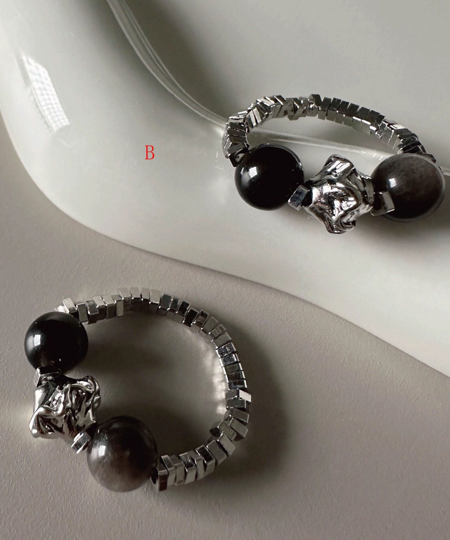 Anneaux Femme Design Cristal Éclaté 3