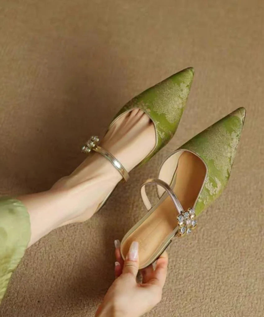 Ballerines Femme Style Vintage Bout Pointu 0