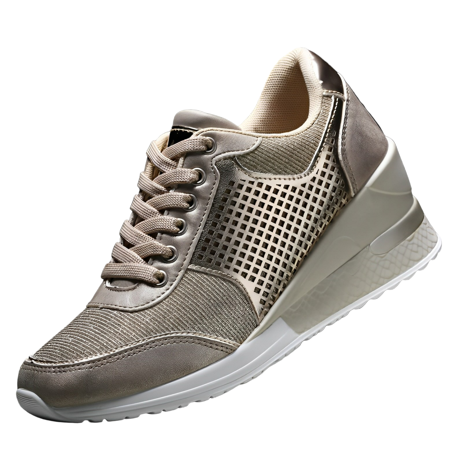 Baskets Compensées Fantaisie pour Femmes 6