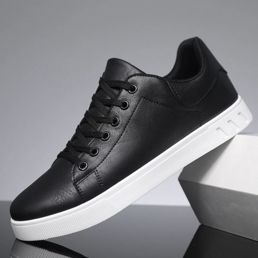 Baskets Homme Décontractées à Lacets Design Bas Semelle Contrastée 1