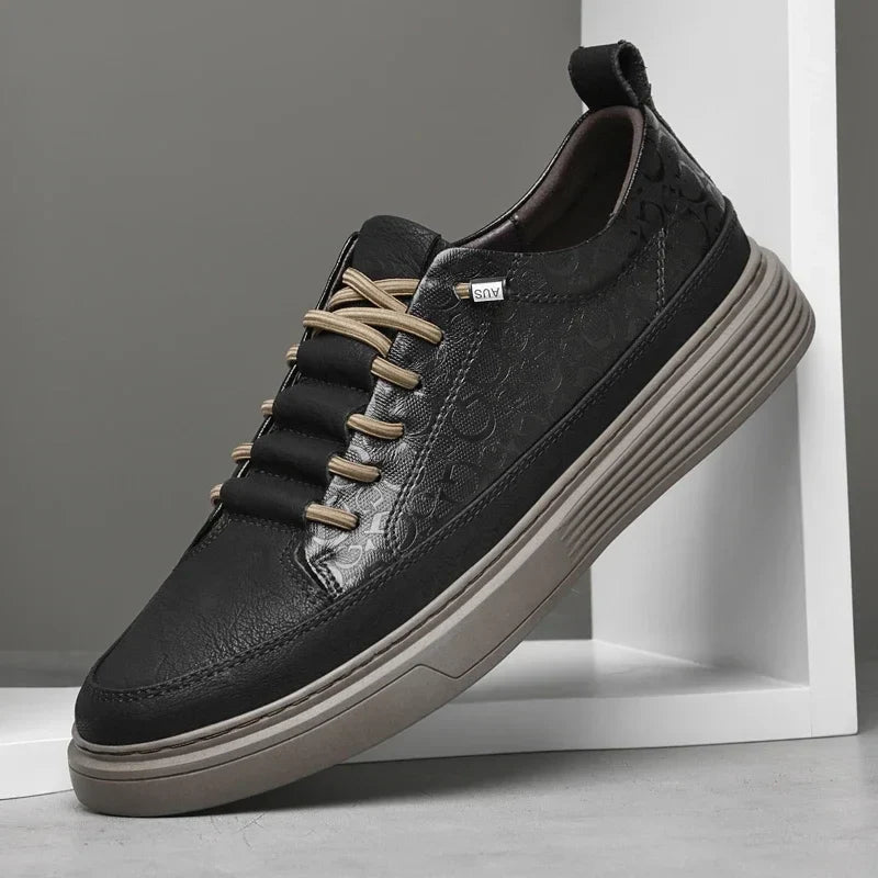 Baskets Hommes Basses à Plateforme Style Moderne 0