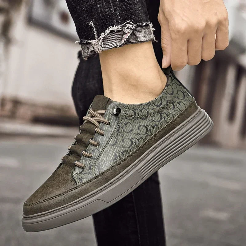 Baskets Hommes Basses à Plateforme Style Moderne 6
