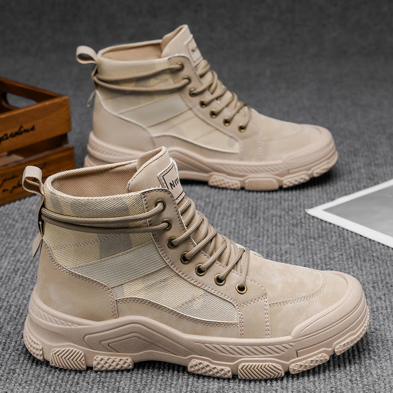 Baskets Montantes Homme Design Camouflage Sportif 6