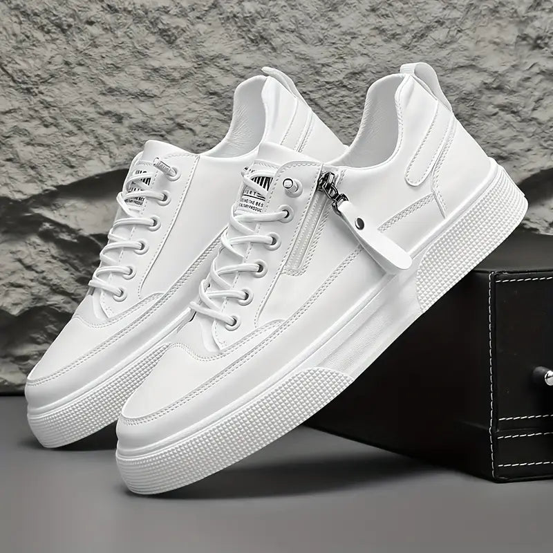 Baskets pour hommes en cuir avec design moderne 7