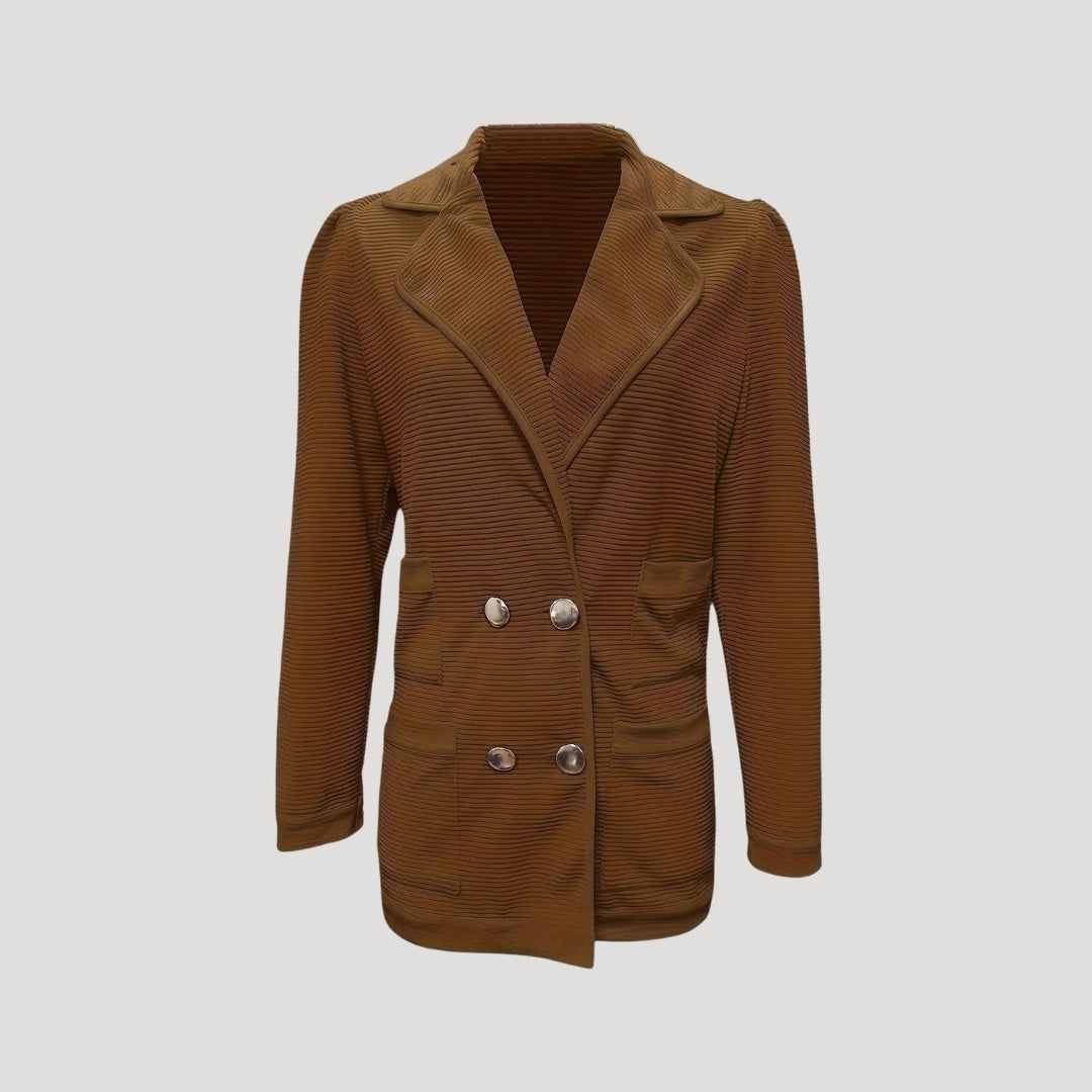 Blazer Femme Chic à Double Snap 4