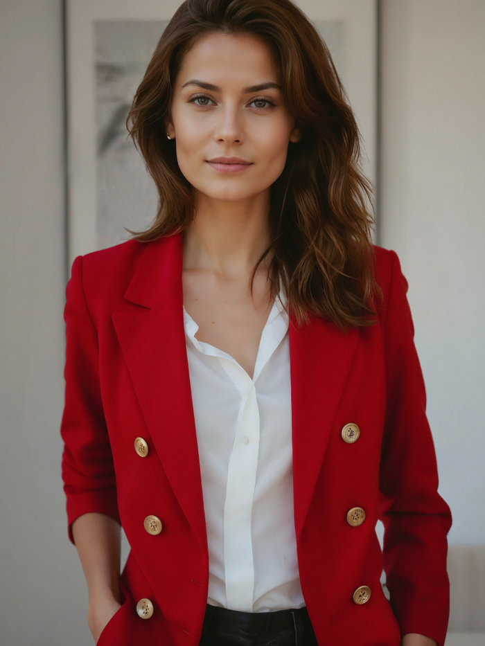 Blazer Femme Sur Mesure Chic 6