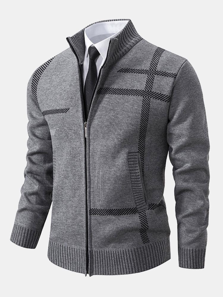 Blazer Homme Décontracté Motif Streep Urbain 7