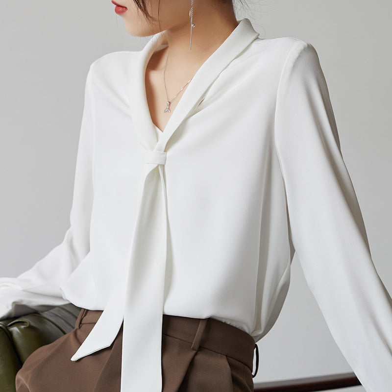 Blouse Femme Chic à Nœud Papillon Élégante 0