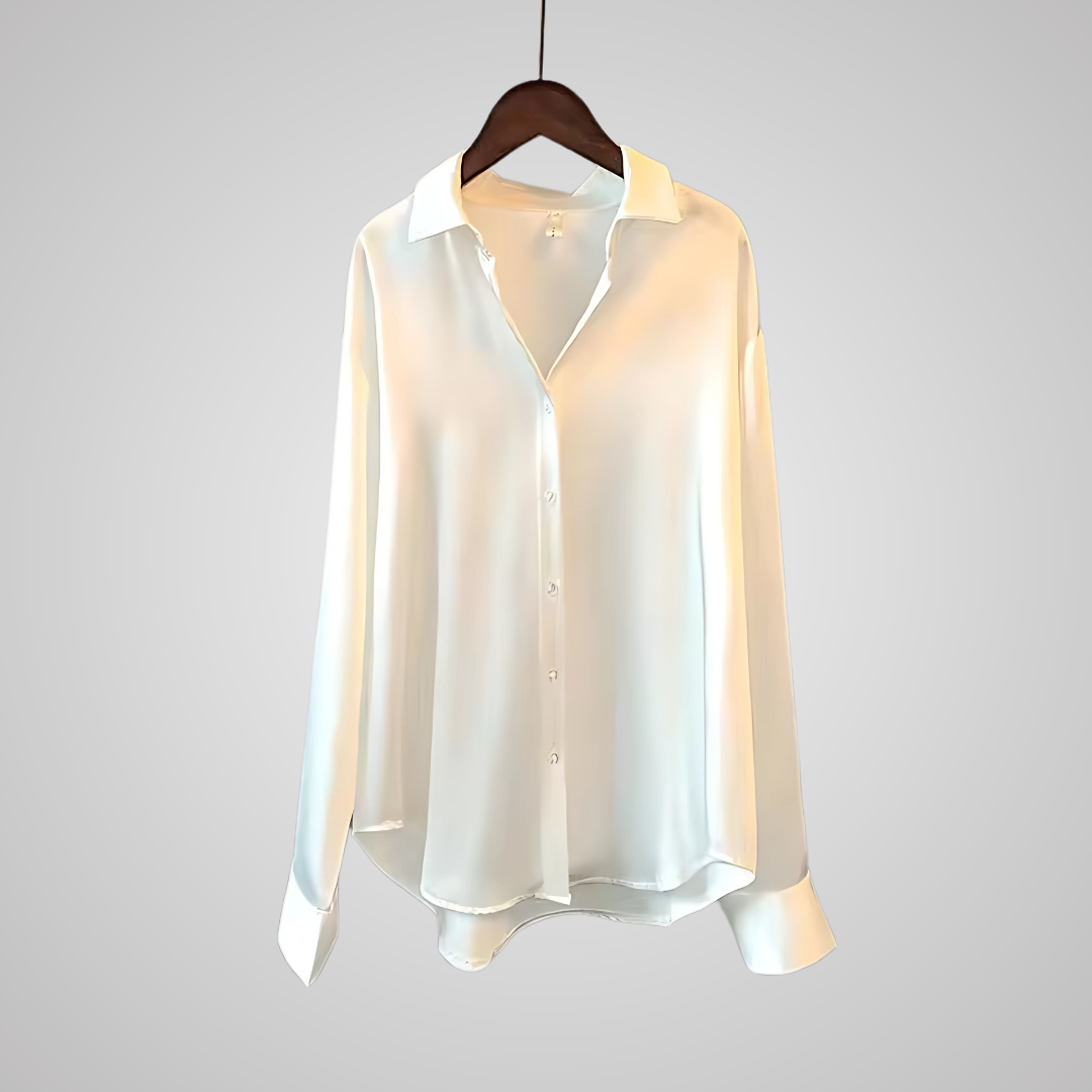 Blouse Femme Élégante Satinée Coupe Régulière 4