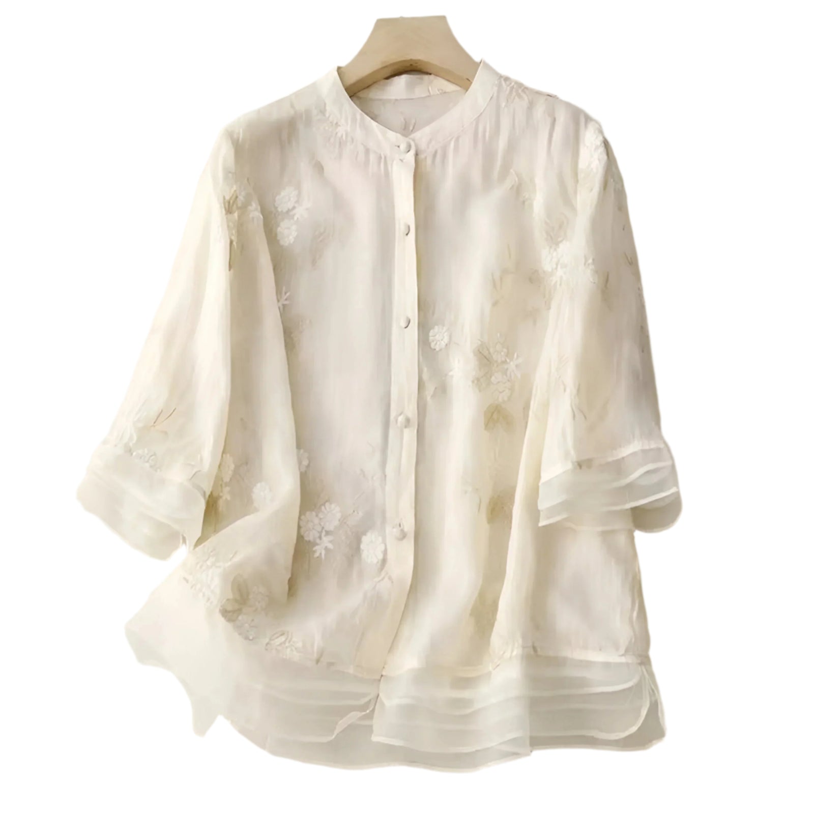 Blouse Femme Légère en Coton Élégante 0