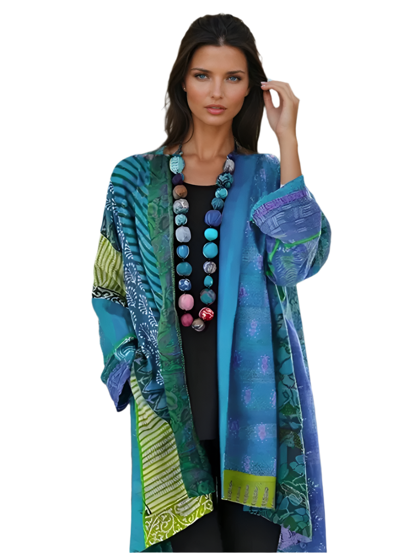 Blouse Femme Multicolore en Tissu Doux 0