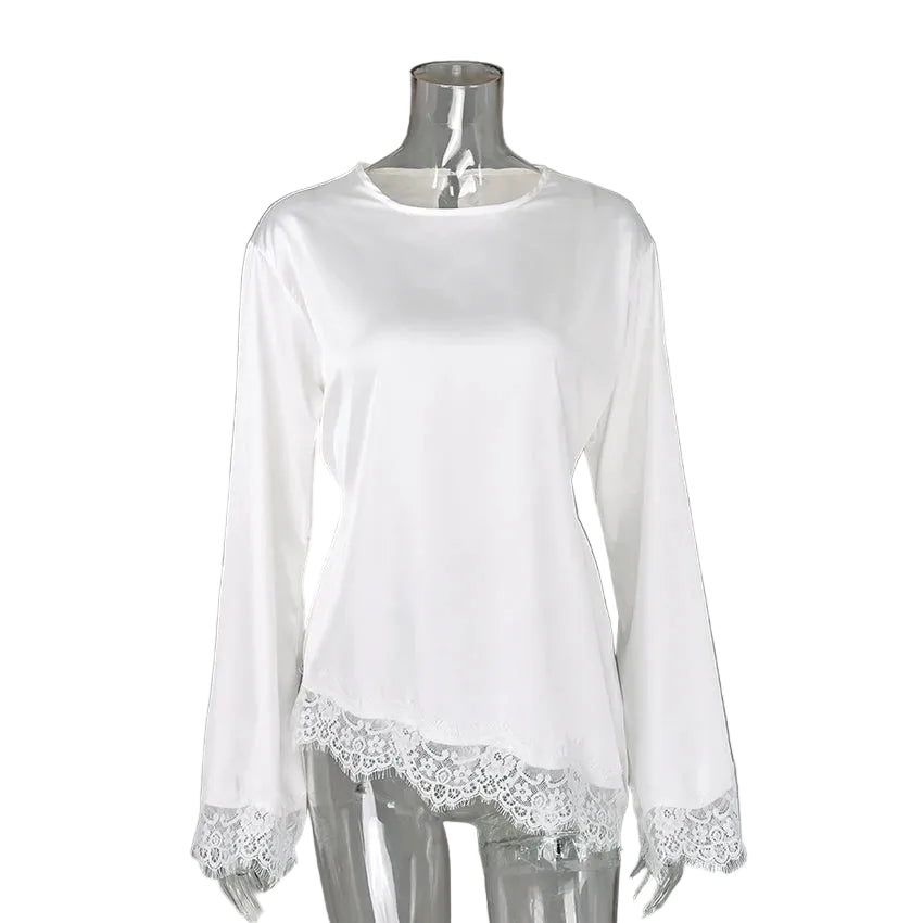 Blouse Femme à Manches Flare Vintage 3