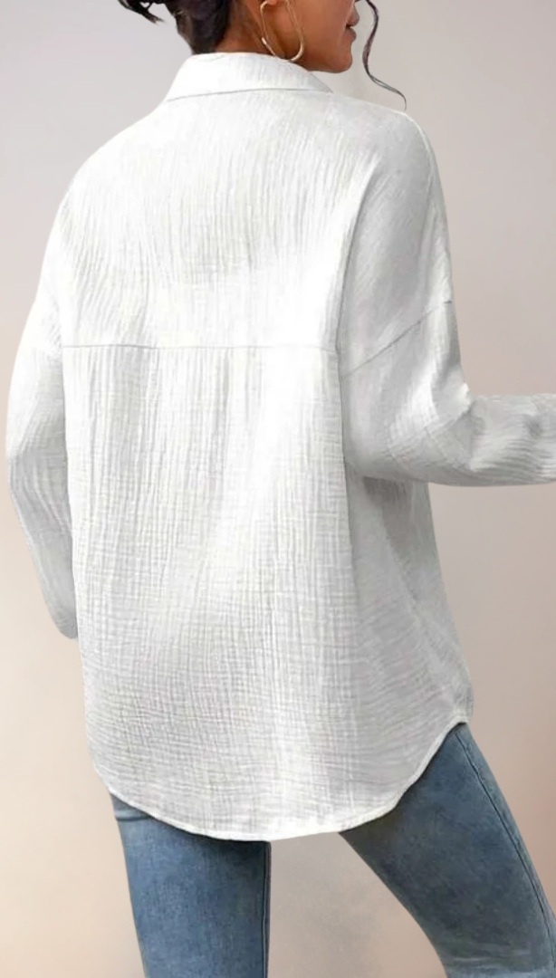 Blouse Femme en Coton 100% Style Décontracté 2