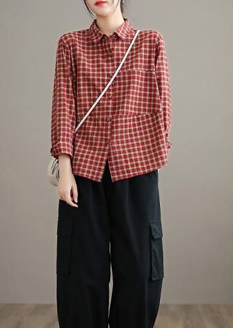 Blouse Printemps à Manches Longues pour Femme en Patchwork 2