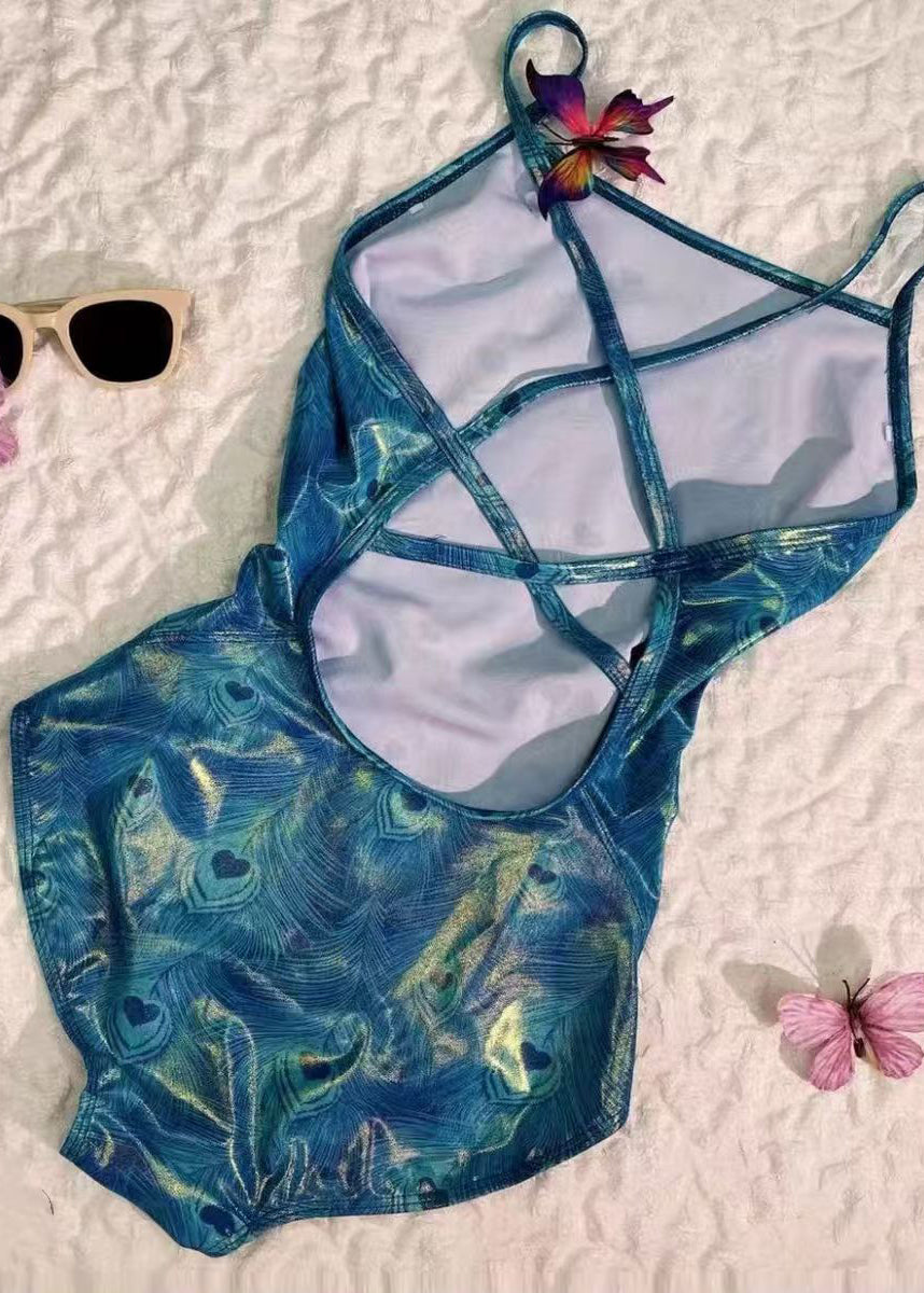 Body de Maillot de Bain Imprimé Plumes 1