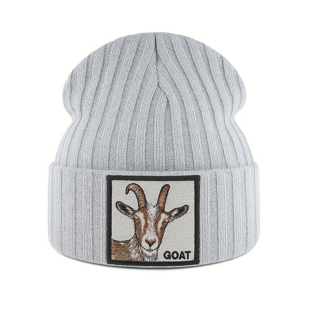 Bonnet Tricot Femme Audacieux avec Patchs Animaux 3