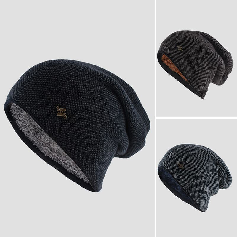 Bonnet Tricoté pour Hommes Style Décontracté 3
