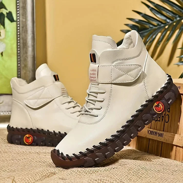 Botte d'Hiver Femme Sneakers Chaudes et Confortables