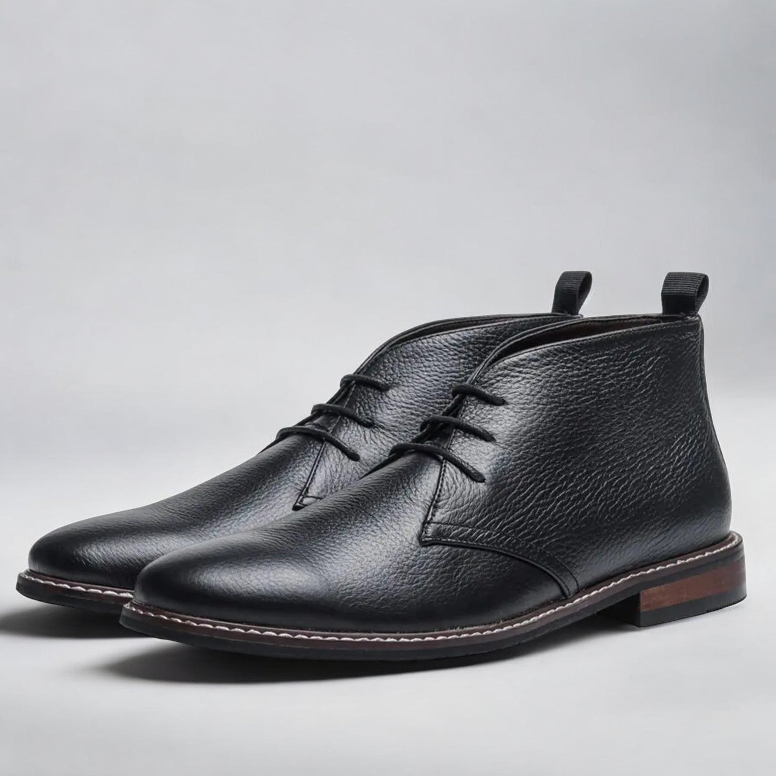 Bottes Chukka en Cuir pour Homme Élégantes 1