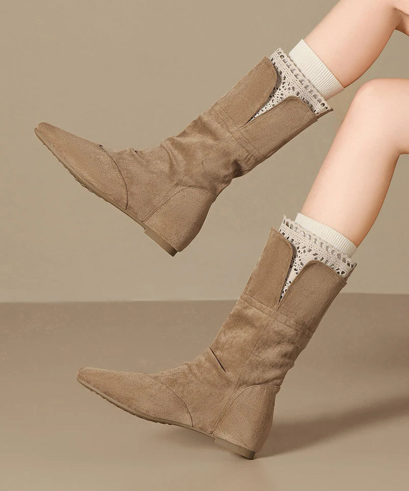 Bottes Femme à Lacets Style Urbain 2