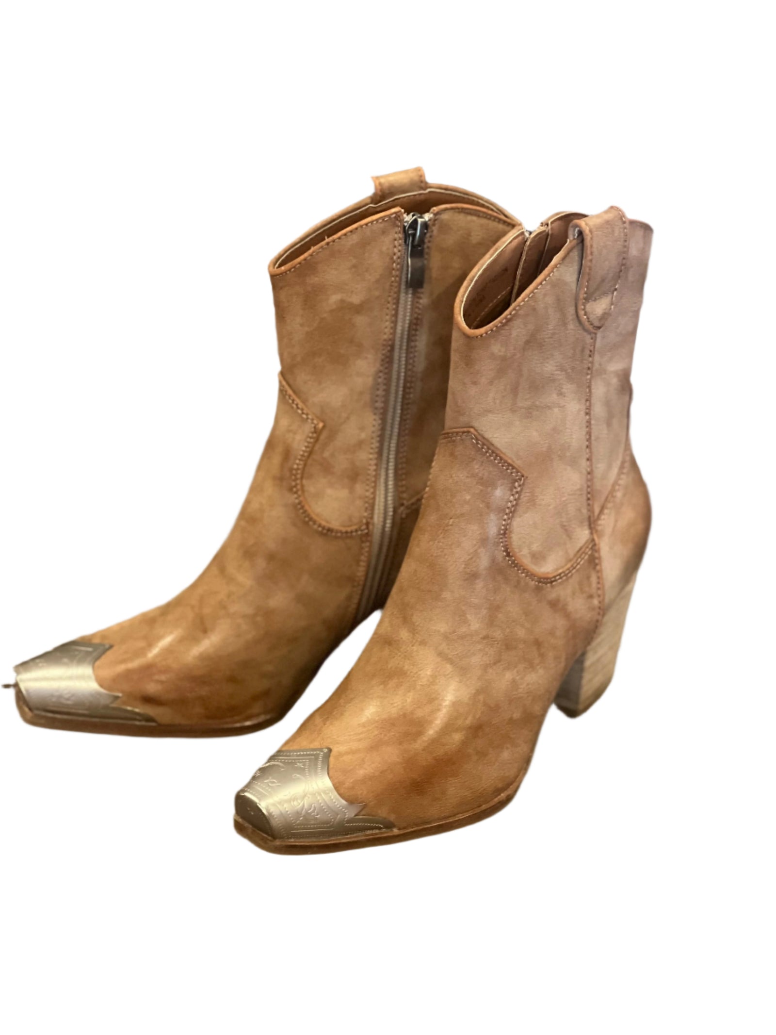 Bottes Western Casual Femme en Nubuck 0
