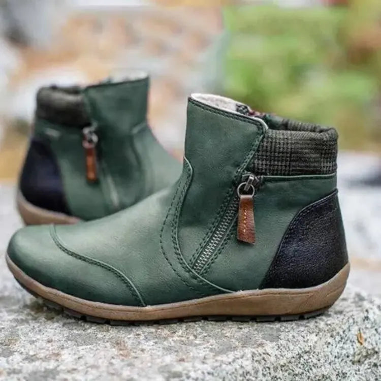 Bottes Zippées Confortables pour Femmes 8