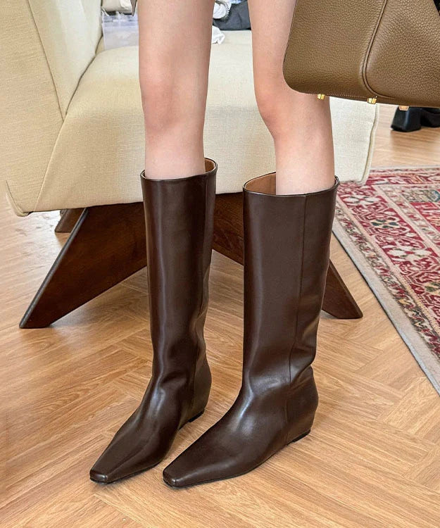 Bottes compensées pour femme style Shelsea 2