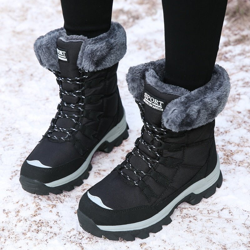 Bottes de Neige Femme Isolées pour Hiver 3