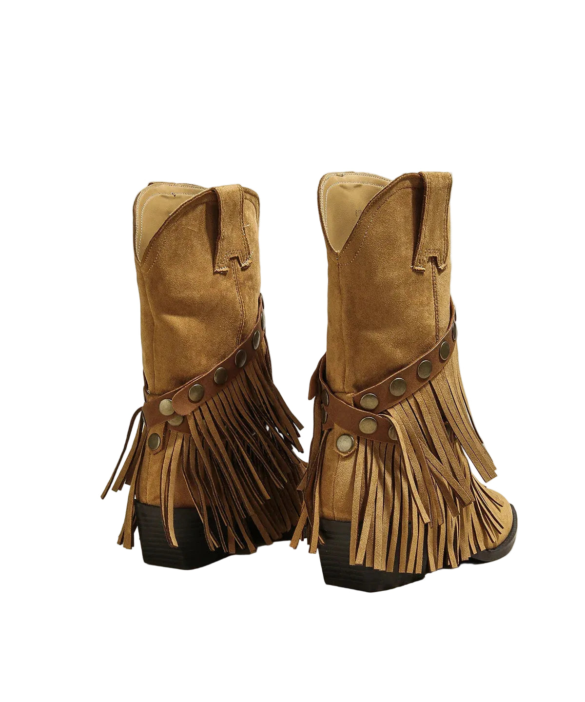 Bottes de cowboy femme style vintage à bout pointu et talon compensé 0