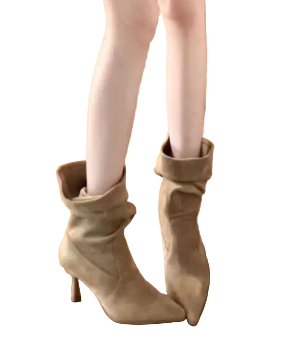 Bottes femme à talons aiguilles bout pointu style moderne 0