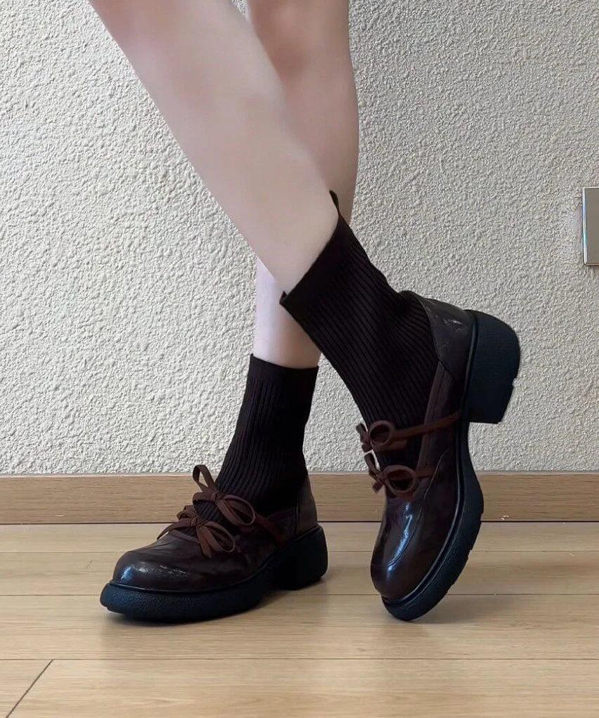 Bottines Femme Style Patchwork 2