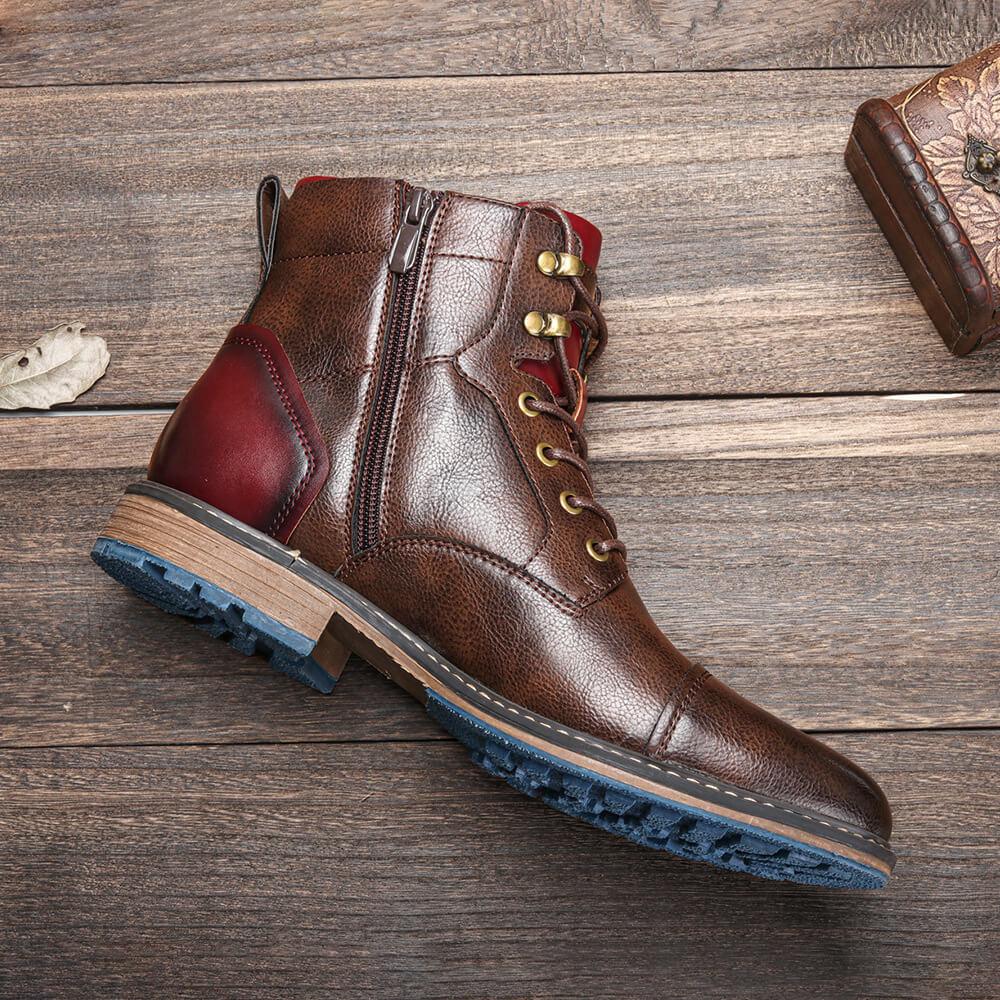 Bottines Homme à Fermeture Éclair Chic et Confortables 1