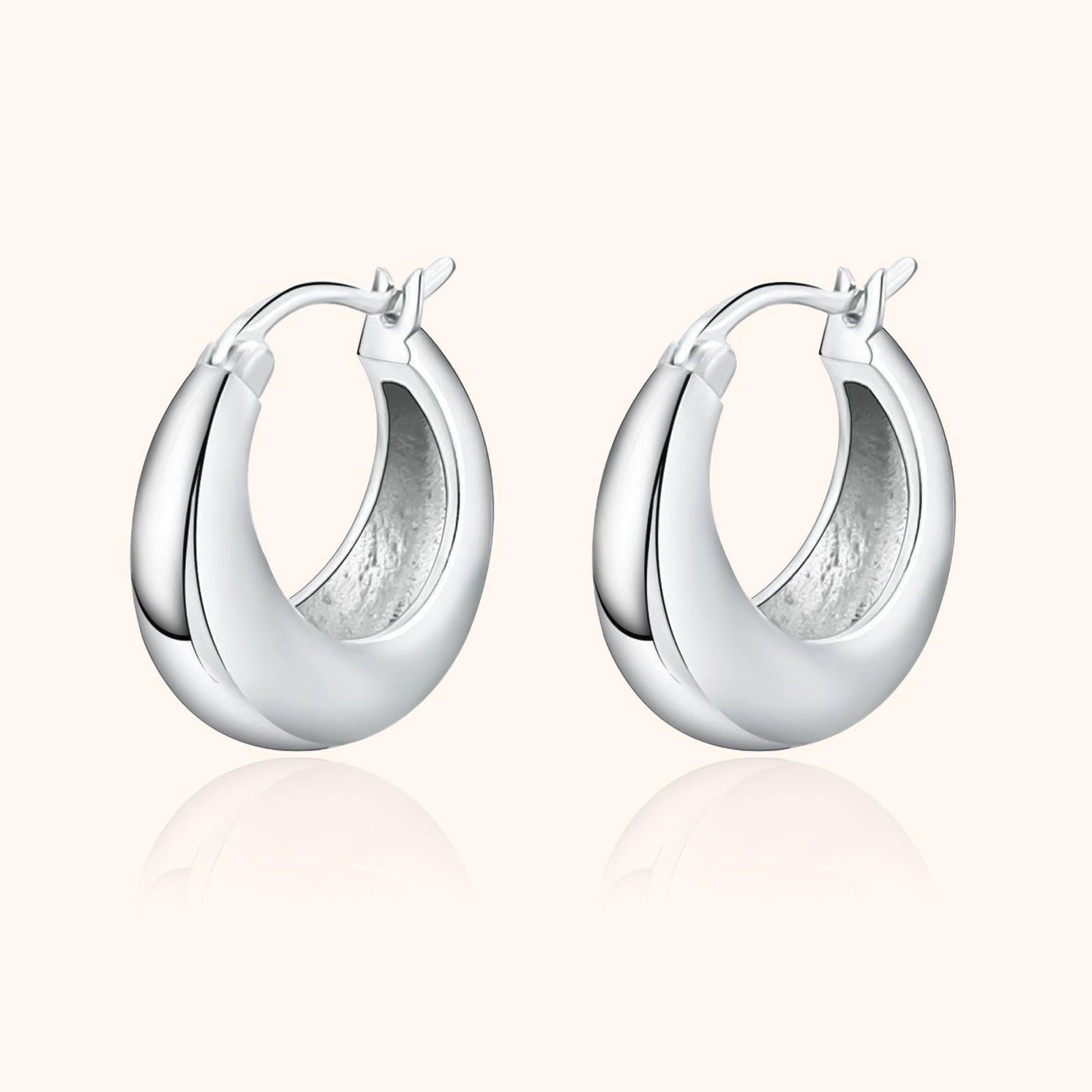 Boucles d'oreilles Créoles Femme Intemporelles Style Médiéval 3