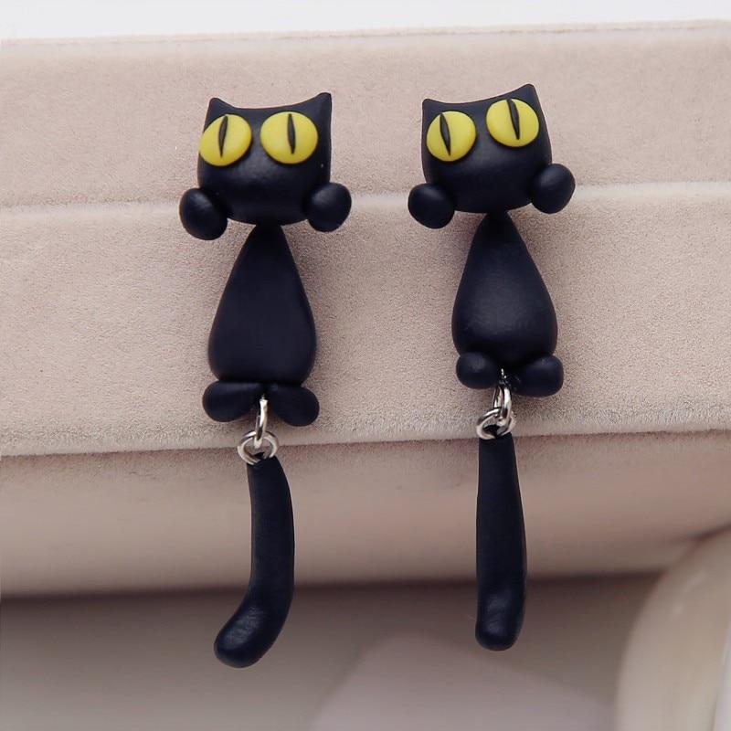 Boucles d'oreilles Femme Patte de Chat Ludiques 1