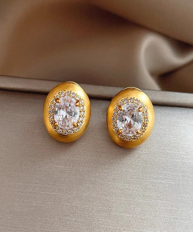 Boucles d'oreilles femme design œuf de pigeon moderne 1