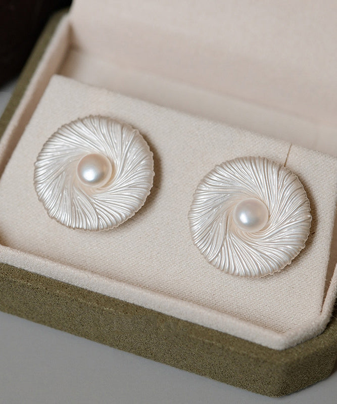 Boucles d'oreilles pour femmes style moderne avec perles 0