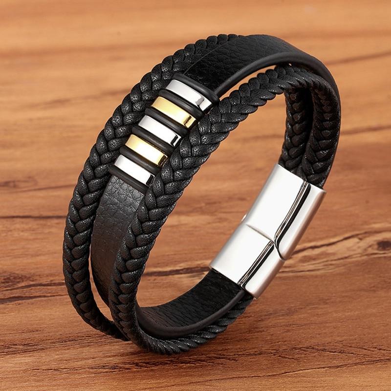 Bracelet en cuir pour homme - Accessoire intemporel et élégant 5