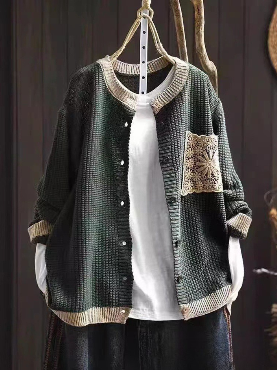 Cardigan Décontracté Femme avec Poche 5
