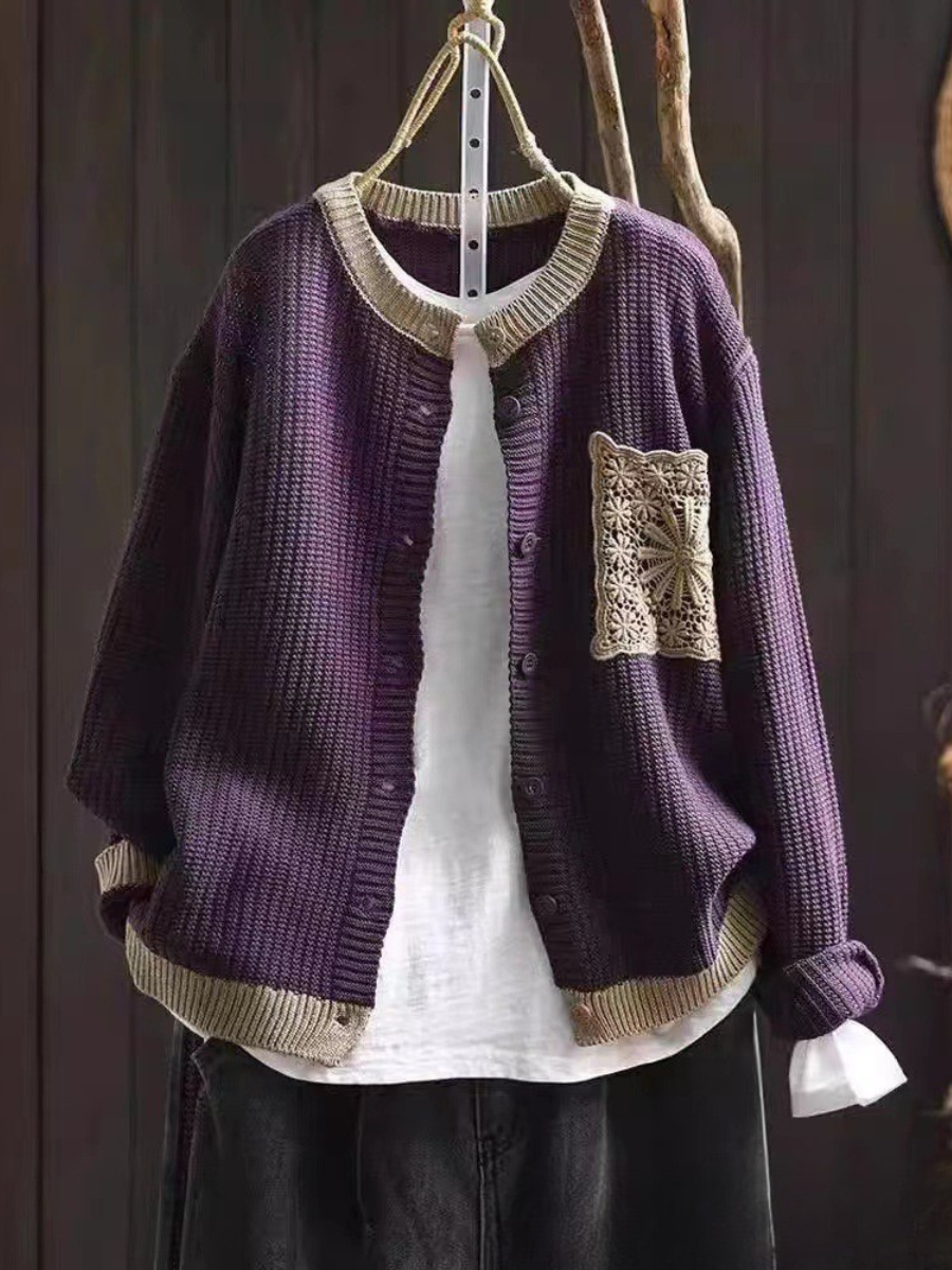 Cardigan Décontracté Femme avec Poche 7