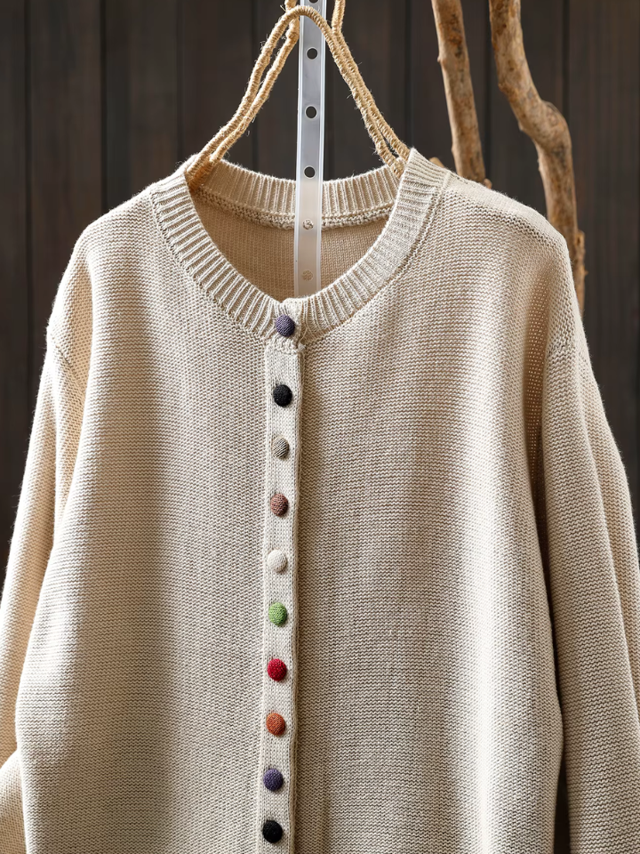 Cardigan Femme Ample avec Détails Élégants 2