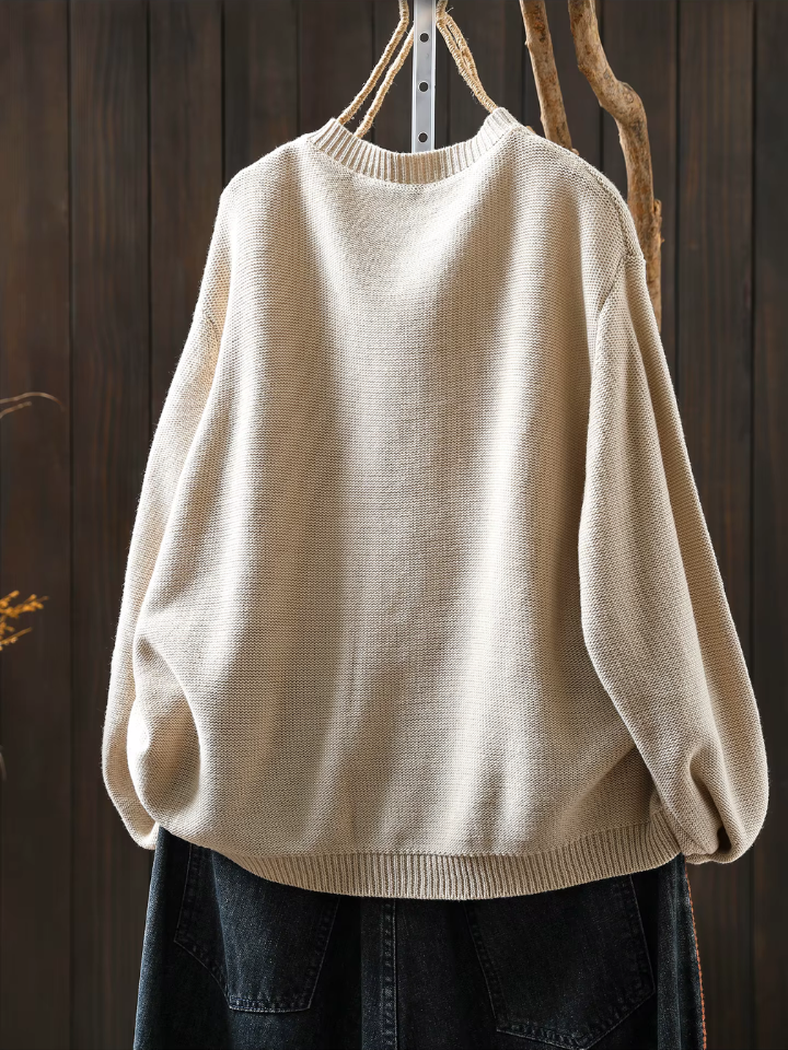 Cardigan Femme Ample avec Détails Élégants 3