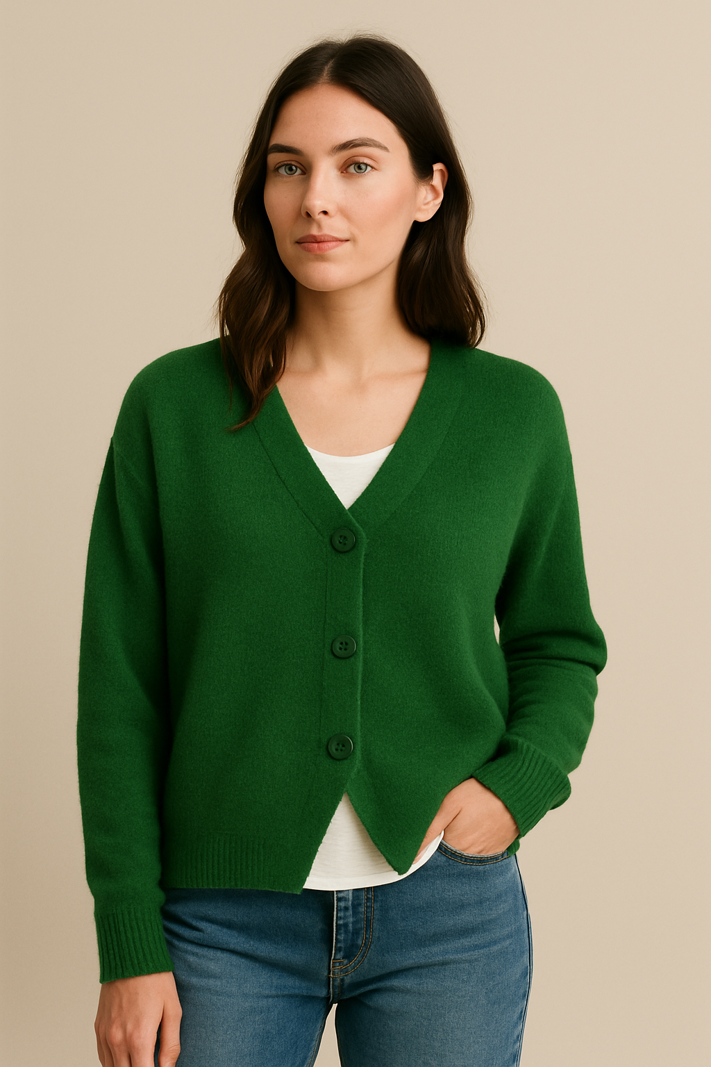 Cardigan Femme Boutonné Printemps 2