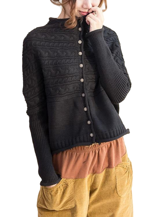 Cardigan Femme Oversize en Tricot Classique 0